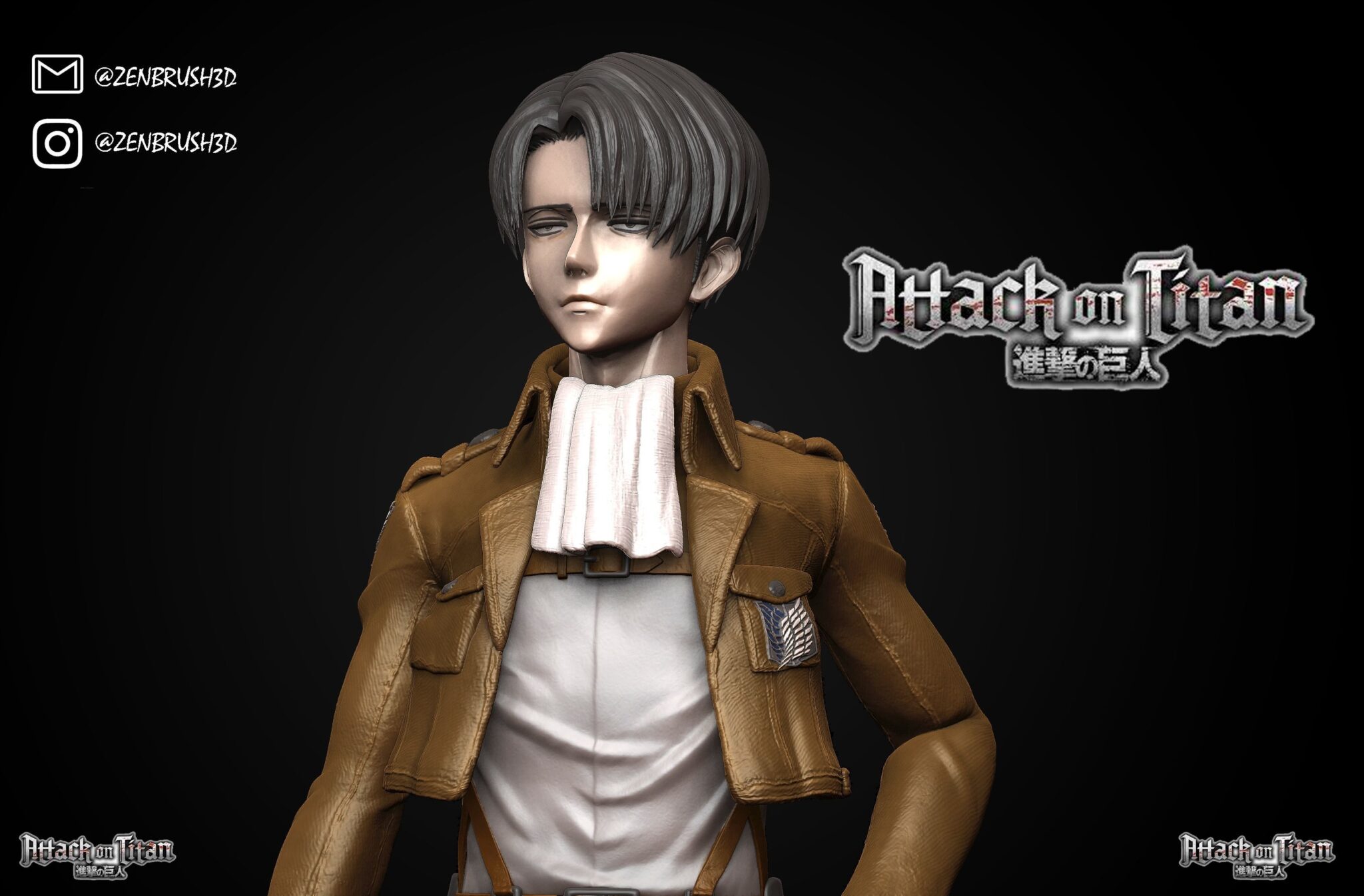 levi ackerman 3d model